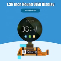 Panel LCD Smart Watch Bulat 1,39'' 1,39 Inci CTP 240x240, Modul Layar Sentuh AMOLED OLED