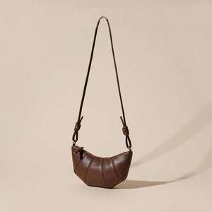Bolso de mano de cuero genuino a la moda para mujer, de piel de vaca suave, y bolso de hombro con cierre de botón, nuevo bolso de cuero genuino. - Product Image 2