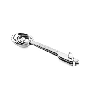 Ensemble de cuillères doseuses en acier inoxydable, 4 pièces, 15 ml, 5 ml, 2,5 ml, 1,25 ml, outil de cuisine pour la pâtisserie, qualité alimentaire - Product Image 4