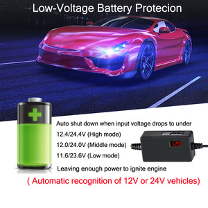 Câble abaisseur de tension pour voiture 12V/24V vers 5V 3A avec affichage de la tension, protection contre les coupures de courant et tension réglable L176 - Product Image 4