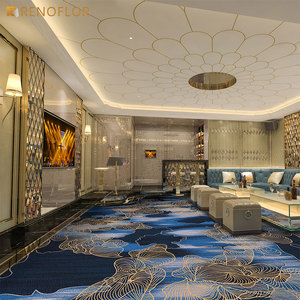 Alfombra de Diseño Moderno para Hoteles, de Pared a Pared, Fabricada a Máquina, de Nailon Lavable, con Diseño Impreso, de 600g, de Nailon y Felpa - Product Image 5