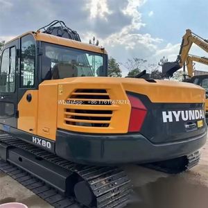 Korea Made Hyundai Excavator Track Hydraulic Crawler Excavator 8 Ton Hyundai HX80 Low Price <b>Machinery</b> Excavator - Product Image 5