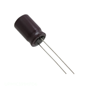 ตัวเก็บประจุ UPM1C391MPD6 th แบบเรเดียล390 uF มีรู390 uF 20% 16V - Product Image 1