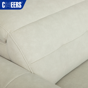 Sofá <span class=keywords><strong>Cama</strong></span> Reclinable Eléctrico MANWAH CHEERS, Sofá Seccional de Tela en Forma de L, Grupo de Sofás Reclinables con <span class=keywords><strong>Chaise</strong></span> Longue para Sala de Estar - Product Image 4