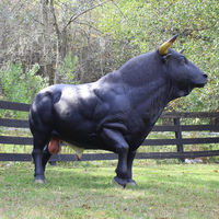 Escultura de Metal Grande Personalizada, Figura de Bronce, Escultura de Animales, Estatua de Toro de Wall Street, Figura de Oso, Cobre