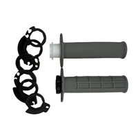 Poignées de guidon de moto avec verrouillage, poignées de guidon de moto tout-terrain 22 mm pour KTM HONDA YAMAHA KAWASAKI SUZUKI