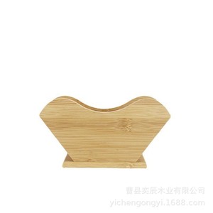 Wooden Coffee Filter <b>Paper</b> Holder V Shape Natural Wood <b>Color</b> Reusable For Pour Over Coffee Storage Rack - Product Image 3