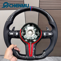 Volant en Suède avec Garniture en Carbone d'Usine pour BMW F01 F07 F10 F20 F22 F30 F31 F32 F35 M5 F87 M3 F80 F82 F90 X5 F15 F16 F36 F32
