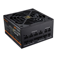 Cougar GR1000 1000W 24pin Bakır Güç Kaynağı 80 Plus Gold Tam Modüler PSU ATX Oyun Bilgisayarı 12V Stok Beyaz/Siyah