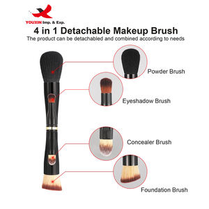 Juego de Brochas de Maquillaje 4 en 1 FENGFLY, Precio Bajo, Bajo MOQ, Portátil, para Viajes, Base, Polvo, Pelo Sintético - Product Image 2