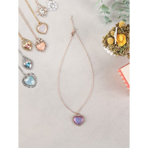 Collana di diamanti placcati in oro classico principe e alla moda catena a maglie geometriche per gioielli in rame in lega di fidanzamento e festa - Product Image 1