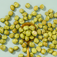 Petits pois verts enrobés de wasabi |   Végétalien |   Qualité supérieure |   Saveur grillée croustillante et épicée