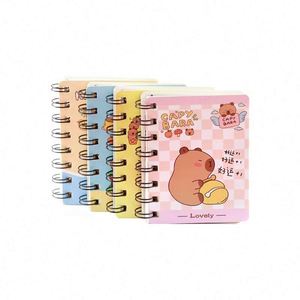 Cuaderno Espiral Creativo con Diseño de Capibara, Compacto, Portátil, Multicolor, para Escribir, Tomar Notas, Estudio, Oficina, Regreso a Clases - Product Image 6