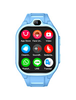 Reloj Inteligente para Niños con Android, 4G, GPS, Tarjeta SIM, Pantalla Curva HD, Resistente al Agua IPX7, Videollamada y SOS, Carga Magnética