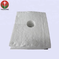 Couverture d'isolation en fibre de céramique bio soluble résistante aux hautes températures pour four à four industriel