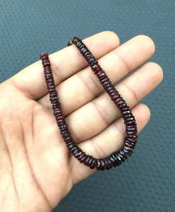 B <span class=keywords><strong>eautiful</strong></span> chất lượng hàng đầu 11 "dài Strand tự nhiên Garnet đá quý mặt lốp hình dạng hạt bán buôn DIY đối với trang sức làm - Product Image 2