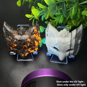 Tự Nhiên Thủ Công 6Cm Pha Lê <span class=keywords><strong>Fox</strong></span> Mặt Nạ Khắc Thanh Lịch Pha Lê Phong Thủy Chữa Bệnh <span class=keywords><strong>Fox</strong></span> Trang Trí Cho Nhà - Product Image 1