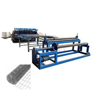 Fabricant de machine à souder en treillis métallique 3 - 6mm Machine de fabrication de filet en treillis métallique soudé par rouleau CNC