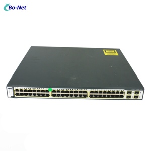 Ban Đầu chuyển đổi mạng <span class=keywords><strong>WS</strong></span>-<span class=keywords><strong>C3750G</strong></span>-<span class=keywords><strong>48TS</strong></span>-<span class=keywords><strong>S</strong></span>/E 48 Ethernet 10/100/1000 cổng với CAB-STACK-50CM - Product Image 4