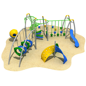 Filet d'escalade en corde pour parc, abordable et esthétique, équipement de jeu extérieur durable et sûr pour enfants - Product Image 2