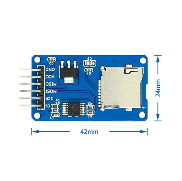 Tank High-quality SPI Interface TF Card Reader with Read-write Function and Level Conversion Chip for Card Module