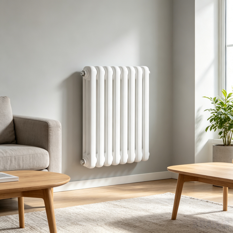 STEEL THREE COLUMN RADIATOR WALL MOUNTED WATER HEATING HEATER for ...