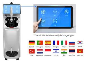 Self-service Soft Auto Making Con piano da tavolo piccolo una macchina per gelato crema Glacee Glace per la casa - Product Image 3