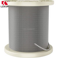6mm 8mm 10mm 12mm 1x19 Edelstahlkabel 304 Edelstahl-Drahtseil für Balustraden und Geländer