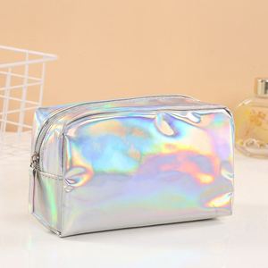 Sac de toilette de grande capacité BSCI, sac de maquillage portable pour voyage, organiseur de maquillage en cuir imperméable, trousse de toilette pour soins de la peau - Product Image 4