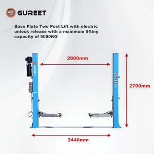HuaTong Double Cylinder 5ton Hydraulic <strong>Lift</strong> Two <strong>Post</strong> Design Car <strong>Lift</strong> 5000kg <strong>2</strong> <strong>Post</strong> Car <strong>Lift</strong> Suitable for Service SUV - Product Image 2