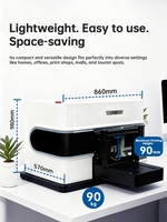 Imprimante à plat UV VERSIJET A3 avec tête d'impression I3200, encre UV, garantie 1 an