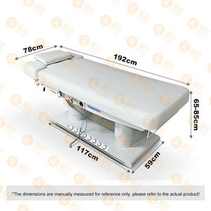 Luxe professionele massagetafel voor esthetische spa's, houten onderstel, groot, elektrisch verwarmd, verstelbare hoogte, massagetafelbed - Product Image 6