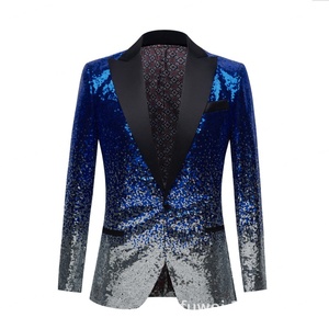 Nuevo Traje de Lentejuelas Graduales para Hombre, Estilo Europeo y Estadounidense, para Presentadores y Espectáculos - Product Image 5