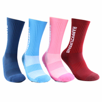 Calcetines Deportivos de Diseño Personalizado para Niños, Jóvenes y Hombres, con Estampado de Fútbol, Antideslizantes, Tejidos, Transpirables, con Puño en la Parte Inferior para Otoño