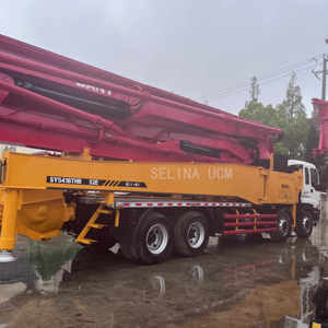Camiones usados Isuzu Sany 37m 48m 52m con bomba de pluma de hormigón, componentes de engranajes y motor esencial y diésel de China a la venta - Product Image 4