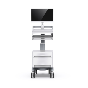 Concurrerende Prijs Tablet Winkelwagen Verstelbare Laptop Winkelwagen Nieuwe Ziekenhuis Trolley - Product Image 3