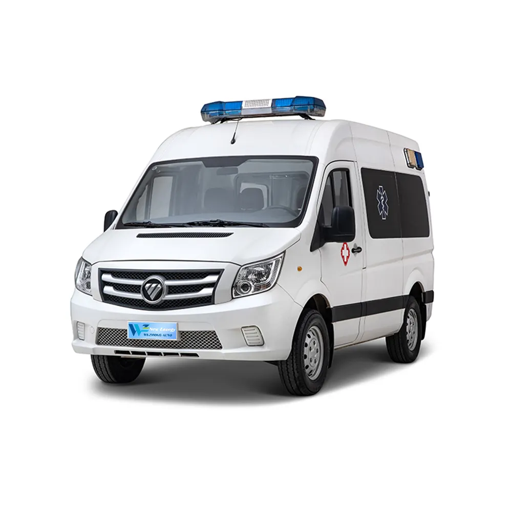 2023 transmisi Manual Diesel 4x2 kendaraan medis Ford Harga bagus mobil stok ambulans untuk penggunaan Rumah Sakit