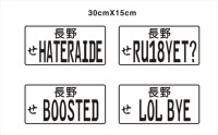 Placa de Matrícula Retráctil Personalizada para Automóviles Japoneses, Directo de Fábrica, Económica