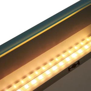 <span class=keywords><strong>Miroir</strong></span> lumineux intelligent à LED <span class=keywords><strong>Miroir</strong></span> de bain éclairé avec interrupteur tactile <span class=keywords><strong>Triple</strong></span> Types Maquillage éclaircissant personnalisé - Product Image 4