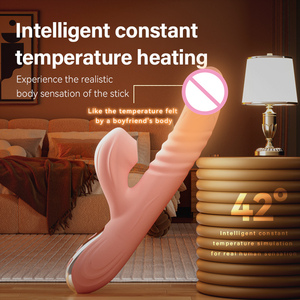 Thrusting Rabbit <b>Vibrator</b> for Women Dual Stimulation G Spot <b>Vibrators</b> with Wider Clitoral Contact Sex toy for Solo or <b>Couple</b> - Product Image 2