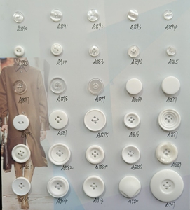 Tùy Chỉnh Màu Trắng Biểu Tượng Nhựa Trang Trí Nút 18Mm 20Mm <span class=keywords><strong>23Mm</strong></span> Cho Người Đàn Ông Của Áo Khoác & Phù Hợp Với Có Thể Giặt Tên Thương Hiệu Nút Nhà Sản Xuất - Product Image 5