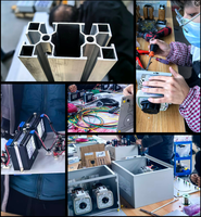 Simulateur de formation en sécurité électrique pour le câblage de commande de moteurs et l'équipement d'entraînement à la commande électrique