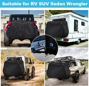 Couverture <span class=keywords><strong>de</strong></span> vélo Rv en tissu polyester imperméable <span class=keywords><strong>de</strong></span> voyage et couverture <span class=keywords><strong>de</strong></span> <span class=keywords><strong>porte</strong></span>-vélo <span class=keywords><strong>pour</strong></span> camping-cars - Product Image 4