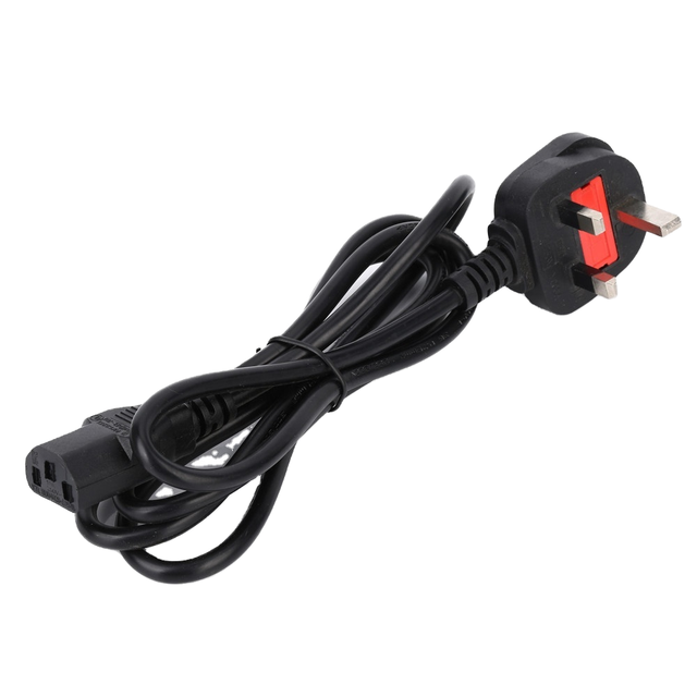 14 16 18AWG 1M 1.2M 1.8M 2M 5M C5 C7 C13 to UK 3-Pin Prong Copper AC Power Cord with PVC for Mining