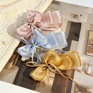 New Korean style moonlight girl niche <b>banana</b> <b>clip</b> with ruffled bow high ponytail <b>banana</b> <b>clip</b> high-end <b>hair</b> accessory <b>hair</b> <b>clip</b> - Product Image 3