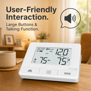 Misuratore di <span class=keywords><strong>Pressione</strong></span> Sanguigna da Braccio Smart Bluetooth con Schermo Grande, Funzione Vocale, Retroilluminazione <span class=keywords><strong>e</strong></span> Rilevamento dell'<span class=keywords><strong>Aritmia</strong></span>, Certificato CE - Product Image 2