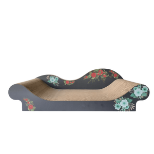 Großes Modernes Sofa-förmiges Umweltfreundliches Katzen-Kratzbrett Karton-Bett Hochwertige Wellpappe Ungiftig Kratzfest Langlebig - Product Image 1