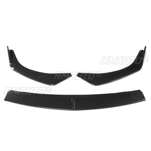 3 Piezas de Alerón Delantero para Coche, Aspecto de Fibra de Carbono/Negro, Protector de Parachoques, Difusor, Cubierta Decorativa para Mazda 3 Sedan Axela 2019 2020 - Product Image 3