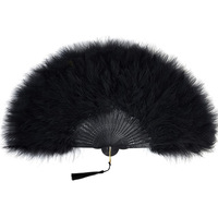 Éventail de plumes de paon des années 1920, grand Gatsby, accessoires de fête, de danse, Antique, classique, pliable, accessoires de spectacle Cheongsam