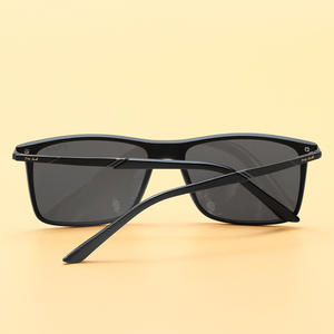 Gafas de Sol Rectangulares Bing Jack 3566 UV400 Polarizadas con Marco Completo Unisex, Lentes TAC, Marco Negro Arena - Product Image 3